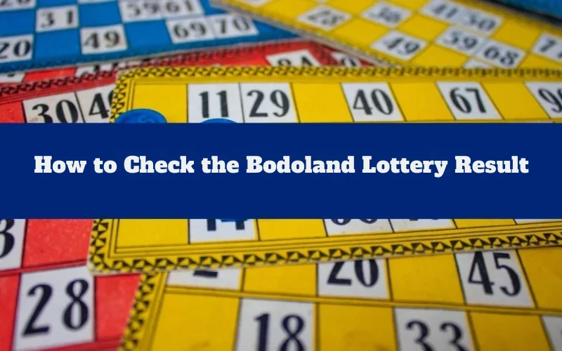 bodoland lottery result check now