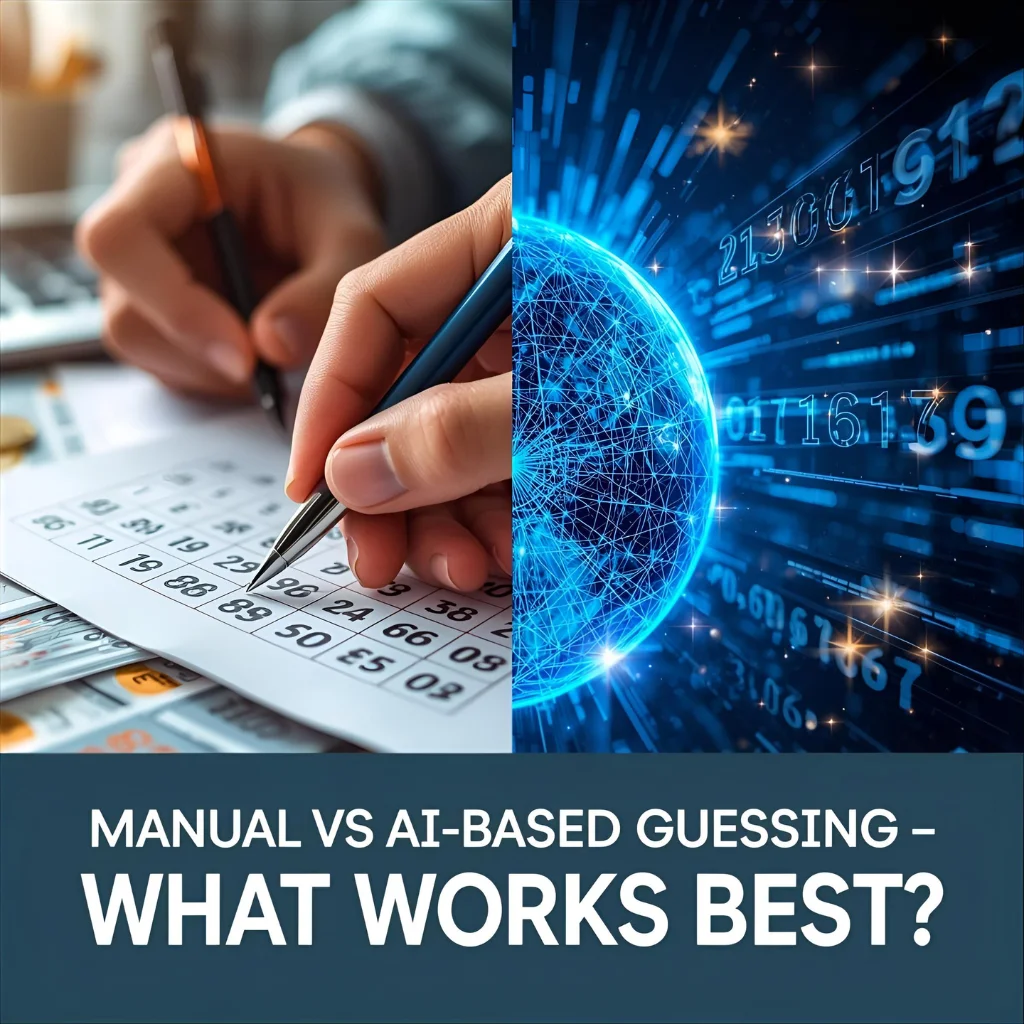 lottery guessing number manual and AI